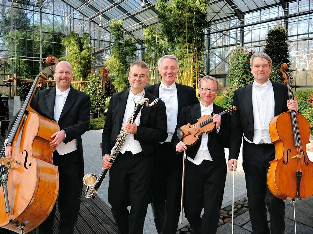 Das BKO Orchester bei einer Veranstaltung in der botanika