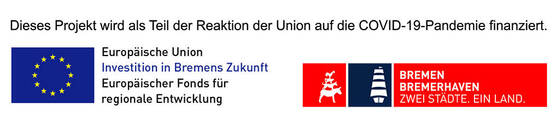 [Translate to EN:] Logo des Fördermittelgebers: EFRE Förderung des Landes Bremen
