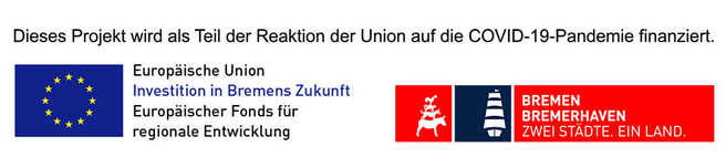 [Translate to EN:] Logo des Fördermittelgebers: EFRE Förderung des Landes Bremen