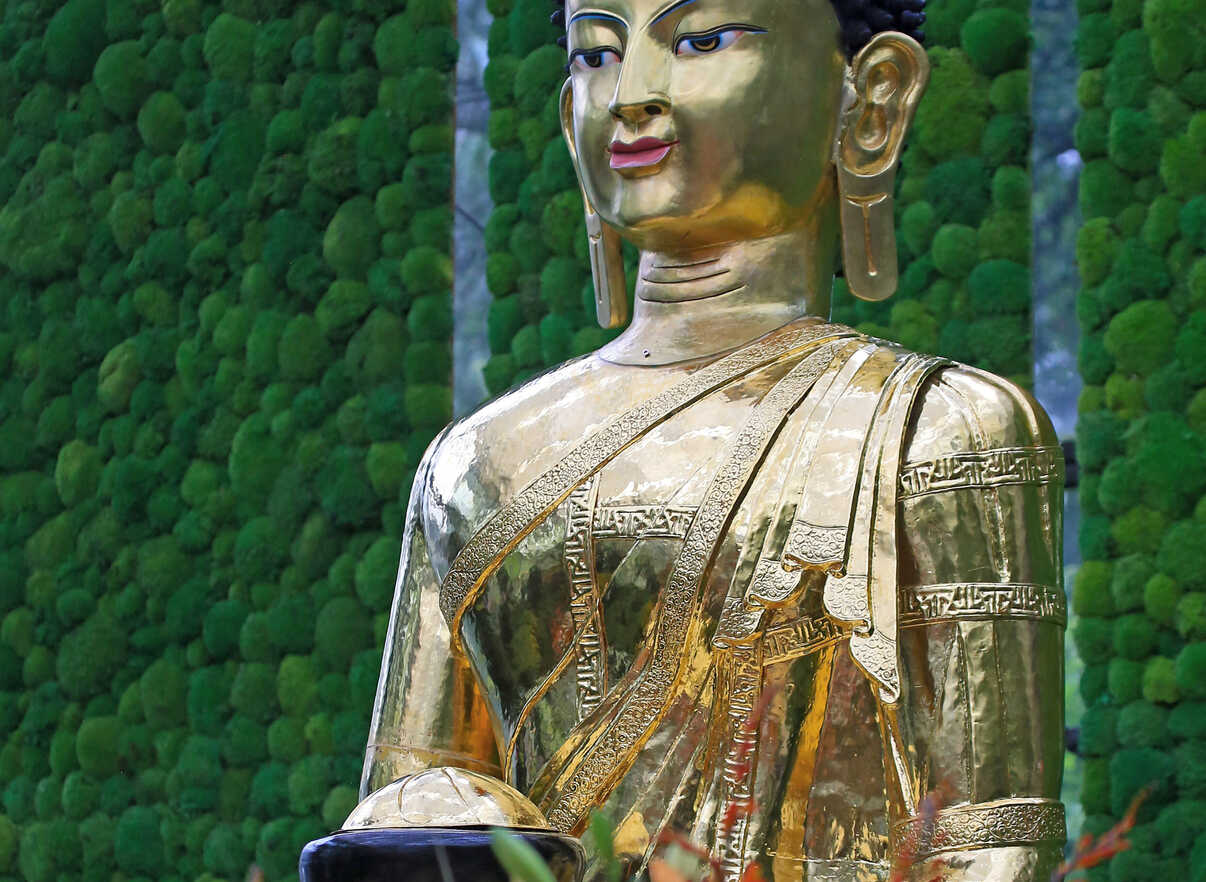 Der Friedens-Buddha für Europa in der botanika